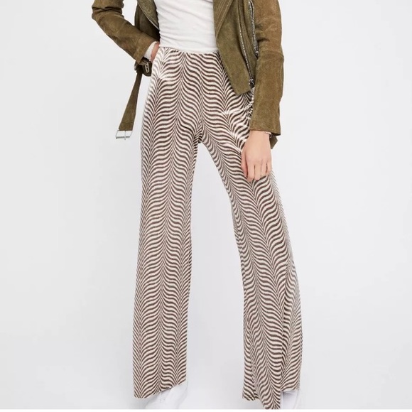Free People Pants - NWT Free People The Minx Velvet Flare Pants